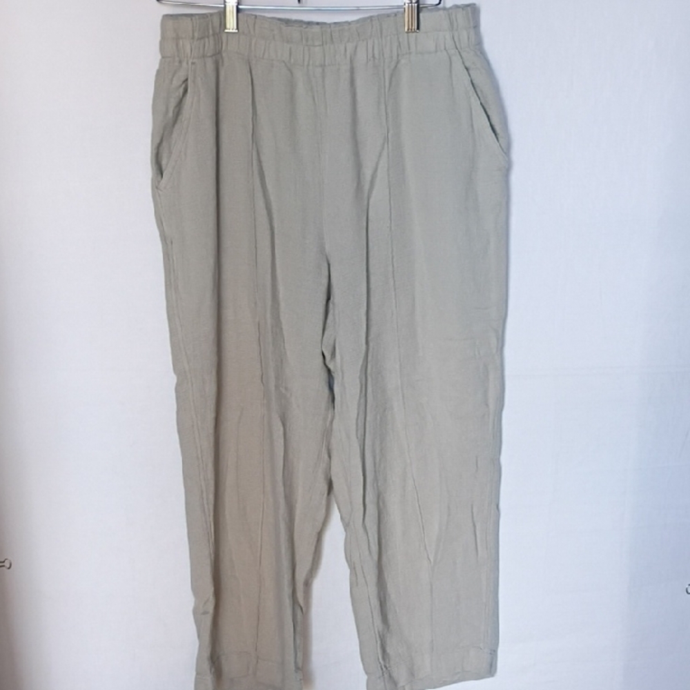Madewell Women's Breeze woven Pants & Jumpsuits Light Green Size L - Picture 3 of 10